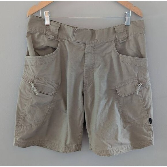 Helikon-Tex Urban Tactical Shorts Men's 36 Tan Outdoor Canvas Ripstop Pockets - Picture 1 of 5